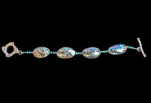 abalone & crystal choker set