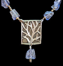 abstract tree & iolite set