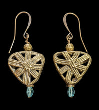 african brass & glass set