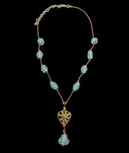 african brass & glass set