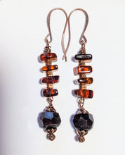 amber & garnet choker