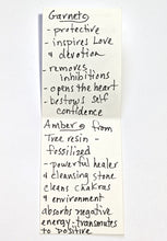 amber & garnet choker