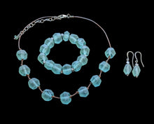 aqua african glass set