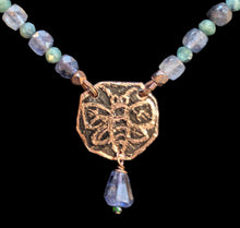 iolite & tourmaline bee set