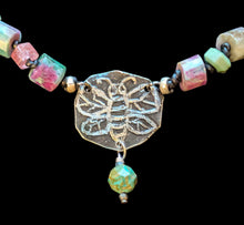 bee & mixed stone set