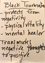 prehnite & tourmaline set