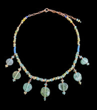 bohemian roman glass set