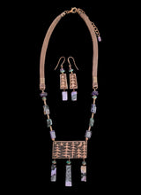 charoite moon & pines set