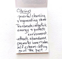 brass leaf & citrine set