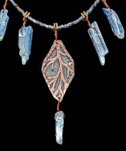 leaf & kyanite set