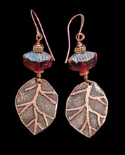 turquoise & glass leaf set