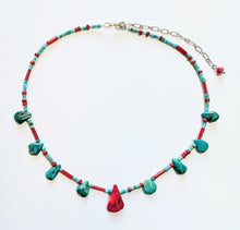 coral & turquoise set