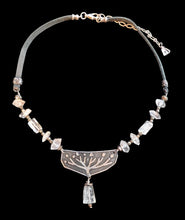 dill flower & herkimer diamond set