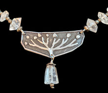 dill flower & herkimer diamond set