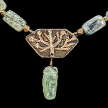 dill flower & green kyanite set