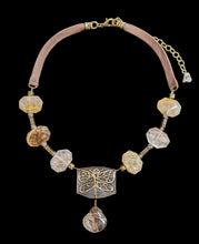 dragonfly & rutilated quartz set