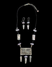 dragonfly & pink stones set