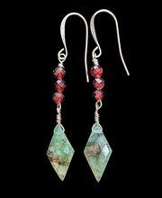 emerald & garnet tree set 2