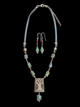 emerald & garnet tree set 2