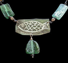 fish & roman glass set