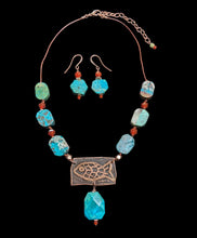fish & chrysocolla set