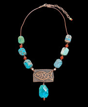 fish & chrysocolla set