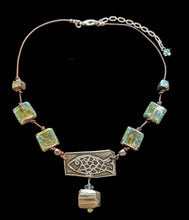 fish & dichroic glass set