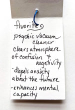 rough fluorite choker set