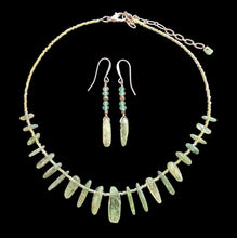 green kyanite set