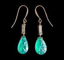 green onyx flower set
