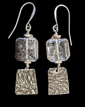 branches & tourmalinated rutilated quartz set