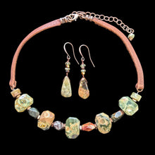 rainforest jasper choker set