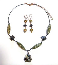 jasper & tourmaline set