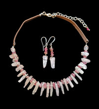 kunzite & tourmaline set
