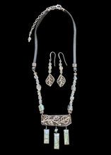 leaf & vine labradorite set