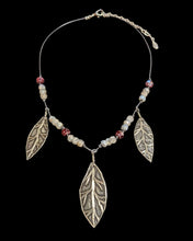 leaves & labradorite set