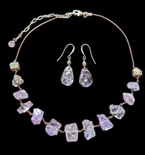 light amethyst choker set