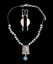 moon & stars mixed stones set