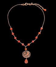 moon & stars carnelian set