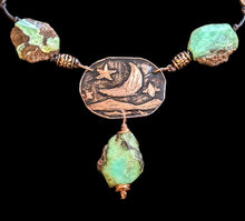 moon & stars chrysoprase set