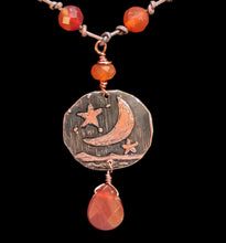 moon & stars carnelian set