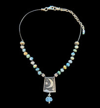 moon & stars mixed stones set