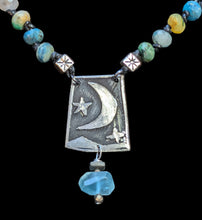 moon & stars mixed stones set