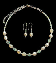 pearl & glass choker set
