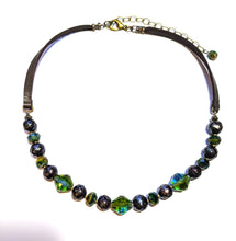 pearl & glass choker set