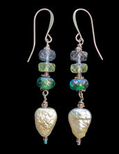 pearl & iolite set