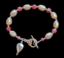 pearl & garnet choker set