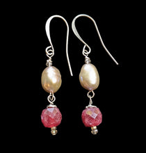 pearl & garnet choker set