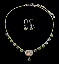 butterfly & peridot set