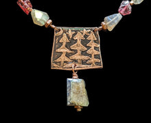 pine trees & labradorite set